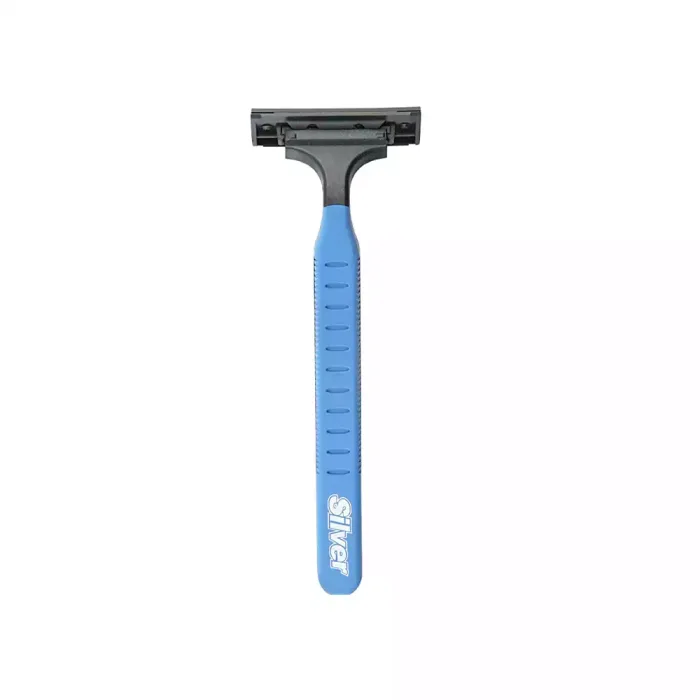 جلو تیغ اصلاح خودتراش سیلور مردانه مدل Rubber Grip | الو دارو