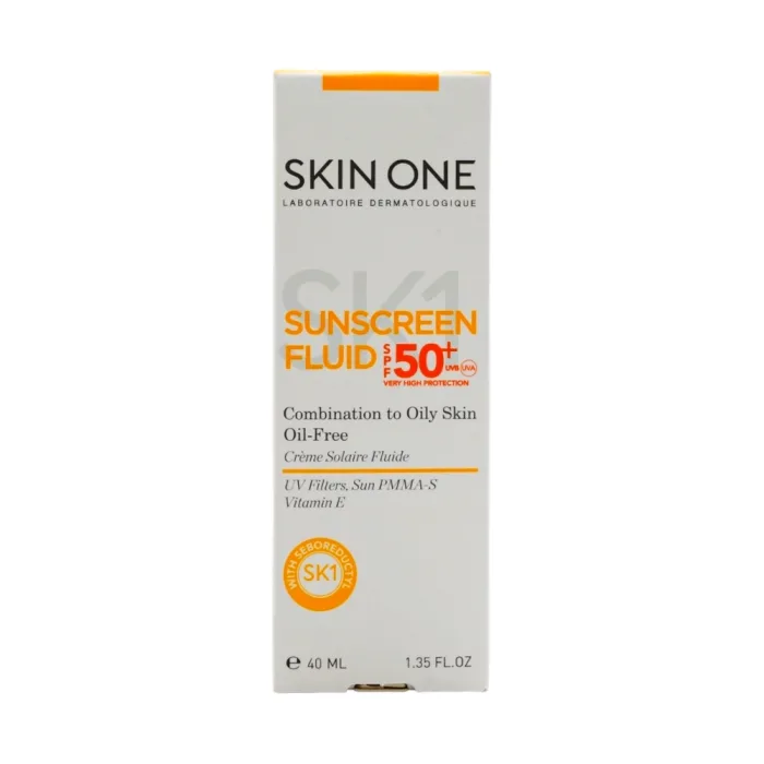 جعبه کرم ضد آفتاب بی رنگ اسکین وان SPF50 | الو دارو