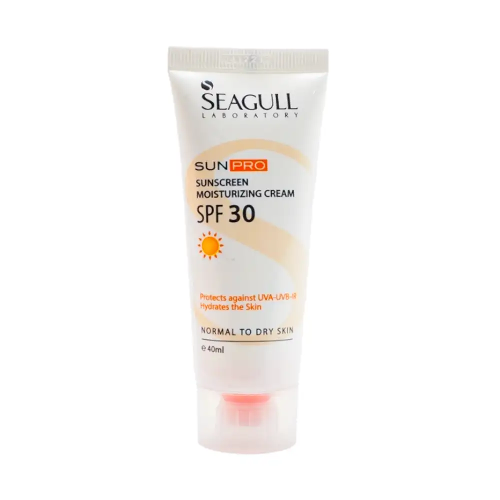 کرم ضد آفتاب بی رنگ سی گل SPF30 برای پوست خشک و معمولی | الو دارو