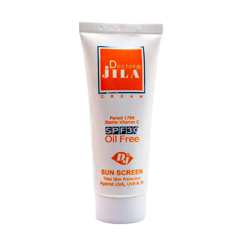 کرم ضد آفتاب بی رنگ دکتر ژیلا SPF30 | الو دارو