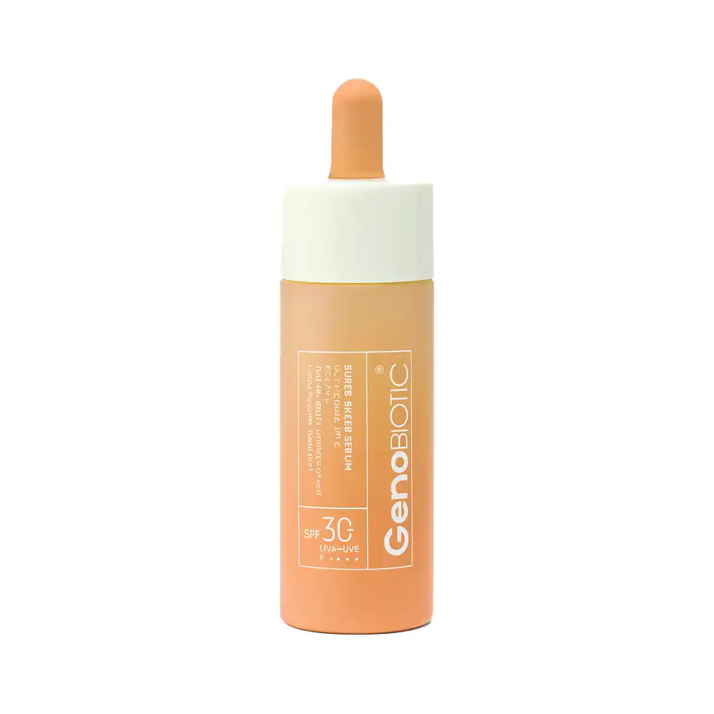 سرم ضد آفتاب صورت و گردن SPF30 ژنوبایوتیک | الودارو
