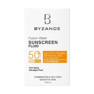 فلوئید ضد آفتاب فیوژن واتر SPF50 بیزانس