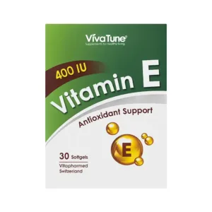 کپسول نرم ژلاتینی ویتامین E 400 ویواتیون بسته 30 عددی