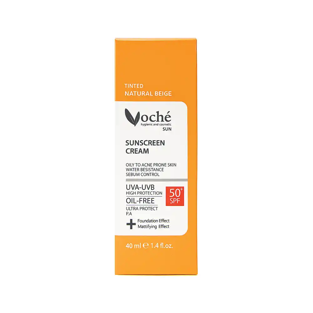 کرم ضد آفتاب SPF50 وچه مناسب پوست چرب و مستعد آکنه | الودارو